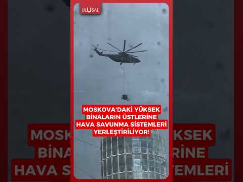 Rusya hükümeti Moskova'daki yüksek binaların üstlerine hava savunma sistemleri yerleştiriyor #shorts thumbnail