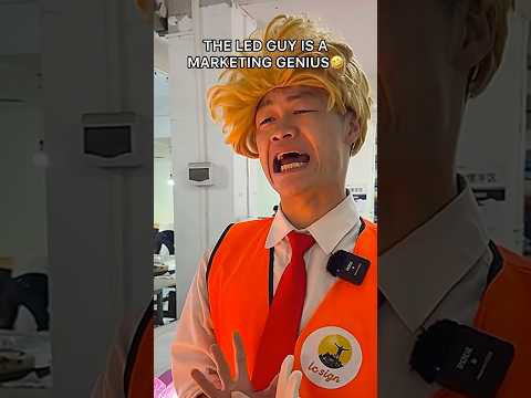 THIS GUY IS A MARKETING GENIUS?? #funnyshorts #funny #viralshorts thumbnail