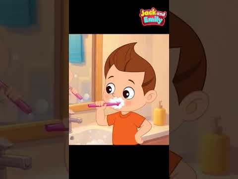 Brushing Time Shorts | Jack & Emily Good Habits For Kids #shorts #animation thumbnail