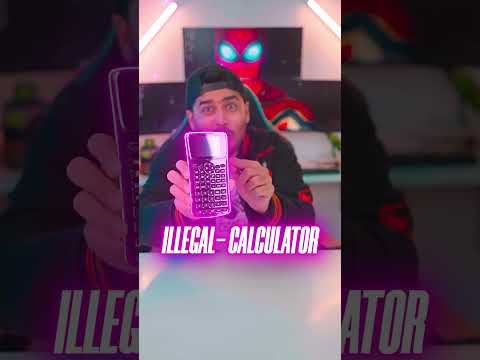 Calculator Exam Hack! #shorts #gadgets thumbnail