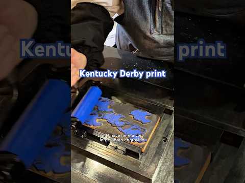 Letterpress printing for the 152nd running of the Kentucky Derby (May 2, 2026) thumbnail