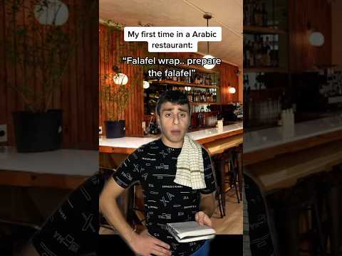 My first time in a Arabic restaurant 😂 thumbnail