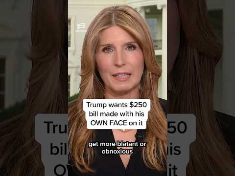 Trump wants $250 bill with his OWN FACE on it thumbnail