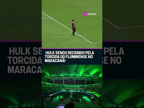 O HULK FOI RECEBIDO COM FESTA PELA TORCIDA DO FLUZÃO! #shorts thumbnail