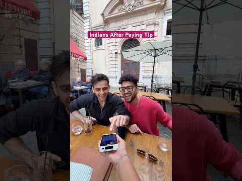 Indians After Paying Tip 😭 #indians #comedy #funny #funcho thumbnail