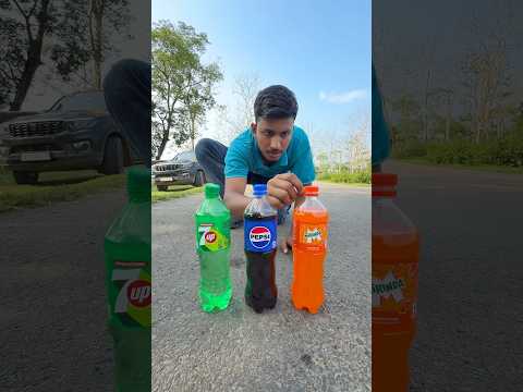 pepsi sprite mirinda soda experiment #experiment #shorts thumbnail