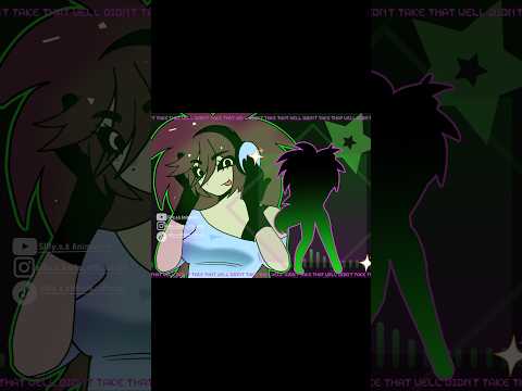 AVGN DANCE 🩷💚\\Joining this trend ft. Ashley (OC) 🎶#alightmotion #toonsquid #animation #oc #trend thumbnail