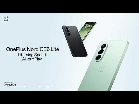 Introducing OnePlus Nord CE6 Lite | Lite-ning Speed. All-out Play. thumbnail