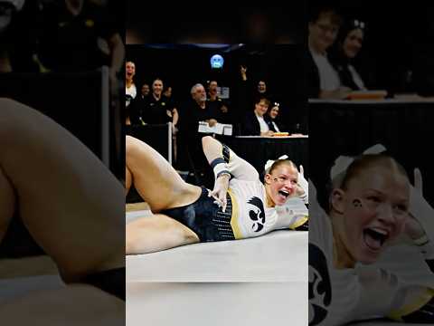 Did she just celebrate with a Fortnite emote😭 #gymnastics #college #ncaa #unevenbars thumbnail