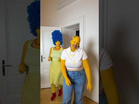 Paulas Ergebnis 😂💛 Wie findet ihr den Simpsons Trend?? 🍩 thumbnail