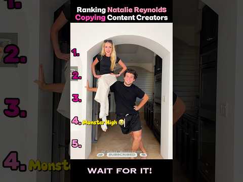 Ranking The Best Natalie Reynolds Copying ContentCreators Moments? #shorts #trending #ranking #fyp thumbnail