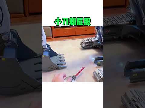 不知道为什么，今天媳妇提前回家了#模型#rc#挖掘机 thumbnail