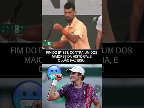JOÃO FONSECA GELADO DEMAAAAAAIS! 🥶 #shorts thumbnail