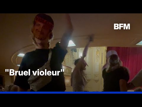 Des militantes féministes du collectif Nous Toutes perturbent la pièce de théâtre de Patrick Bruel thumbnail