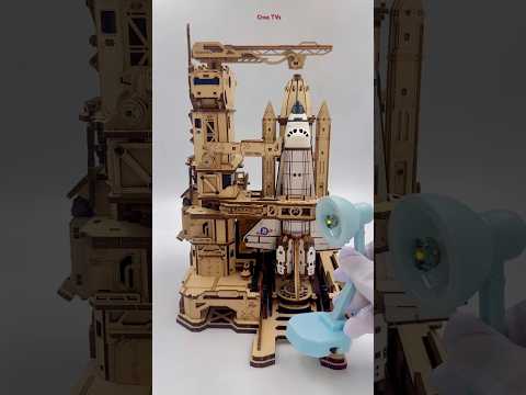 ROKR Space Shuttle DIY Spoof Blue Luxo Lamp #shorts thumbnail