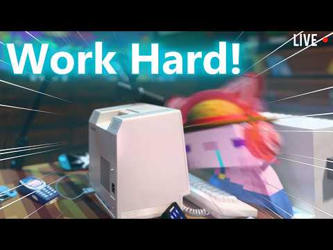Work & chill together🔴Animating your MINECRAFT AXOLOTL ideas! thumbnail