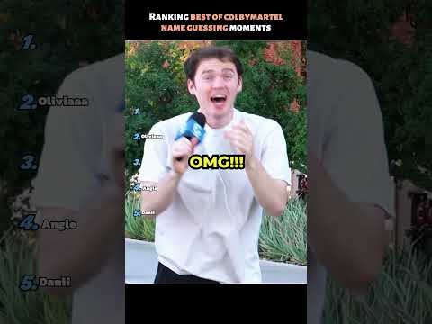Ranking Best Of colbymartel name guessing mom thumbnail