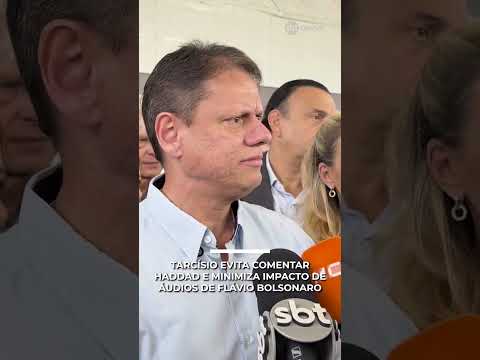 Tarcício evita responder sobre Haddad e minimiza impacto de áudios de Flávio Bolsonaro | #SBTNews thumbnail