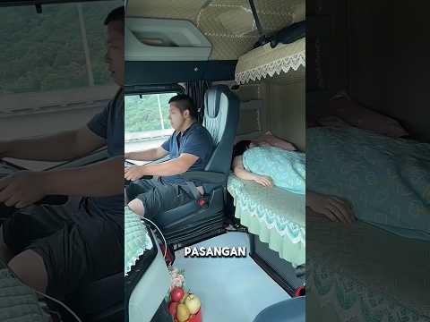 Pasangan asal Jepang ini nyetir truk tanpa henti selama 24 jam penuh #shortsvideo thumbnail