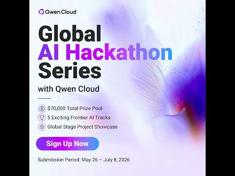 🚀 Calling All Global Builders! The first-ever Qwen Cloud Global AI Hackathon is Officially OPEN! thumbnail