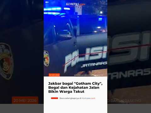 Jakbar bak "Gotham City", Begal dan Kejahatan Jalanan Bikin Warga Takut Pulang Malam thumbnail