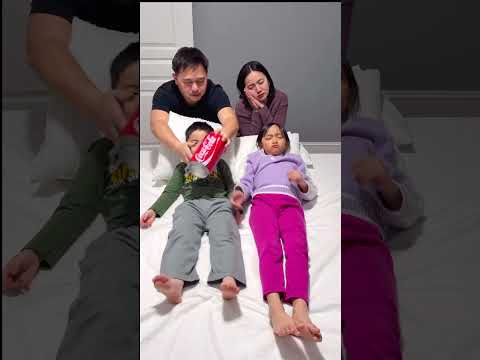 Baby brother needs soda to sleep 🥤👶🏻❤️👧🏻 thumbnail