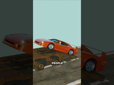What If You Drive A Car Over A Speeding Truck? 🤔 thumbnail