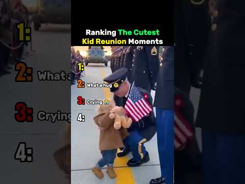Ranking The Cutest Kid Reunion Moments #soldier thumbnail