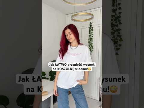 Jak ŁATWO przenieść rysunek na KOSZULKĘ w domu!? thumbnail