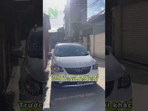 Trước cổng nhà người khác thành bãi đỗ xe của mình thumbnail