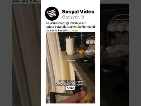 Ablasının yaptığı kurabiyenin tadına bakmak isterken beklemediği bir şeyle karşılaşmış ? thumbnail