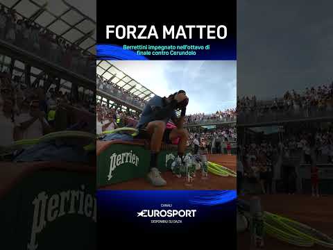 TUTTI PER BERRETTINI 🔨🎾 Dopo la battaglia con Comesaña, sfida Cerundolo per un posto nei quarti 🔜 thumbnail