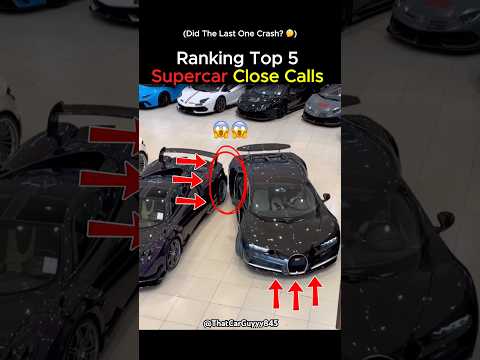 Best Supercars Close Calls 😭💀 #shorts #shortvideo #automobile #car #supercars   #crash #closecall thumbnail