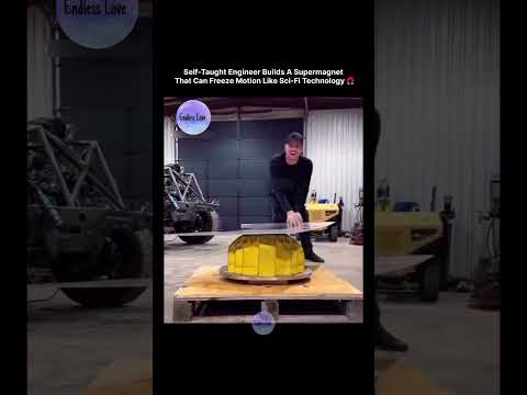 Self-Taught Engineer Builds A Supermagnet That Can Freeze Motion Like Sci-Fi Technology 🧲 thumbnail