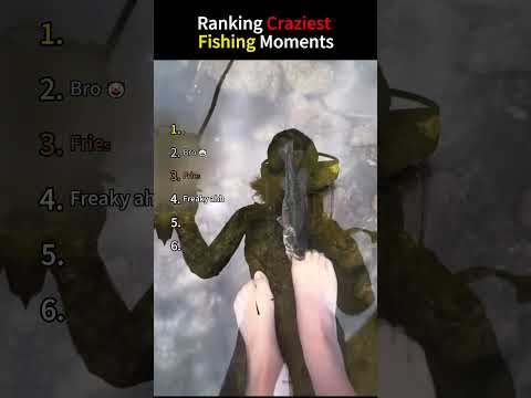 Ranking Craziest Fishing Moments #asmr #fishing  #funny #odlysatisfying  #satisfying #fyp thumbnail