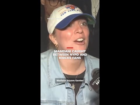 Mamdani caught between NYPD and Knicks fans thumbnail