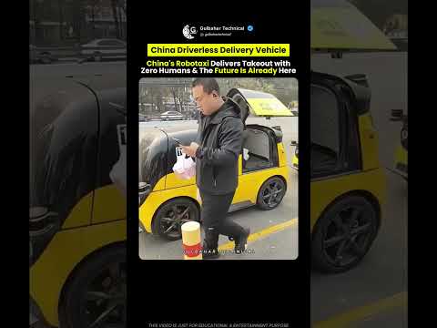 China’s Robotaxi Delivers Food — No Humans Needed! 🤖🍱 thumbnail