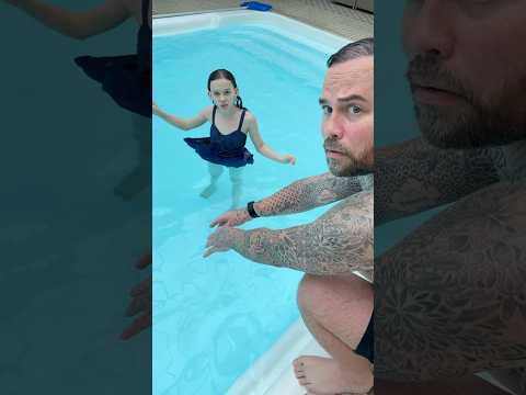 First swimming lesson gone wrong #jonathanjoly #shorts thumbnail