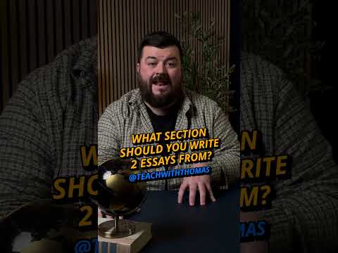 Teacher Tips | Geography | What section should you write 2 Essays from? thumbnail