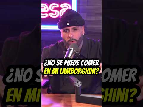 #NickyJam cuenta lo que se puede hacer dentro de su #Lamborghini 😳 thumbnail