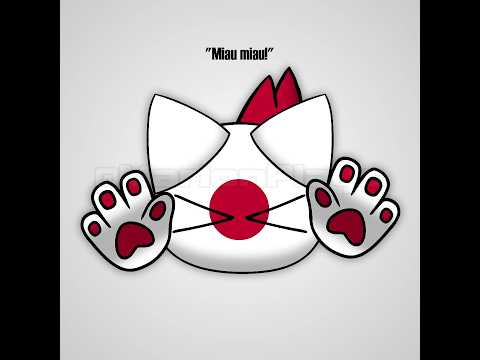 Japan go meow meow #countryballs #animation #japan #edit thumbnail