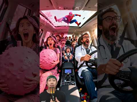 SATU KELUARGA DIKEJAR SPIDERMAN DIATAS MOBIL‼️🤯😱@MinionsJ #remix #dubbing #trending thumbnail