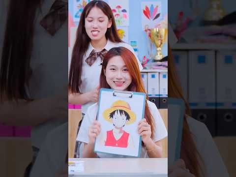 Draw Luffy from Number 67 in Seconds! 🔥😱 #anhchinh #kpop #luffy #drawing #onepiece thumbnail