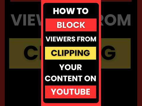 How to Stop Viewers From Clipping Your YouTube Videos thumbnail