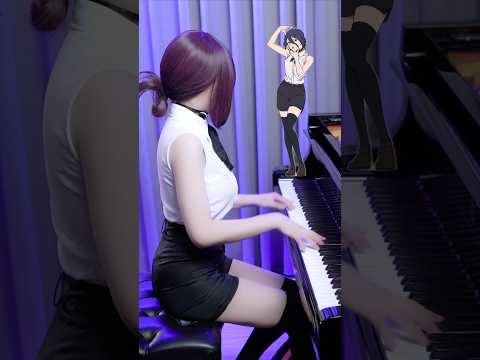 『IRIS OUT』Chainsaw Man Movie: Reze Arc Theme Piano Cover💣 #IRISOUT #Shorts #Piano #Reze thumbnail