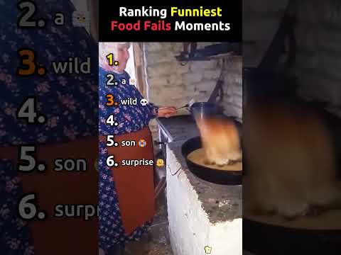Ranking Funniest Food Fails Moments #funniestvideo thumbnail