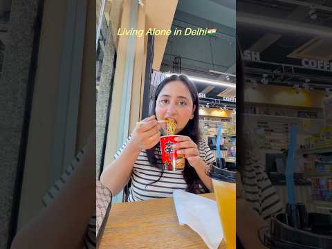 Living Alone in Delhi #minivlog #ytshorts #shorts thumbnail