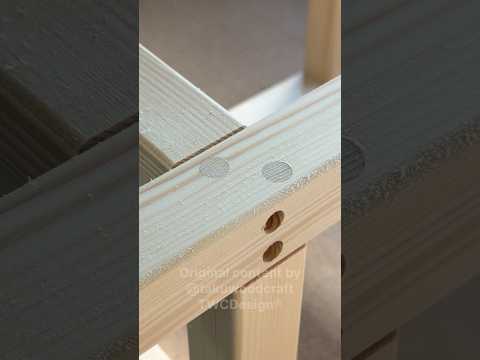 A simple stool. How is it fixed? #shorts #woodworking #diy thumbnail