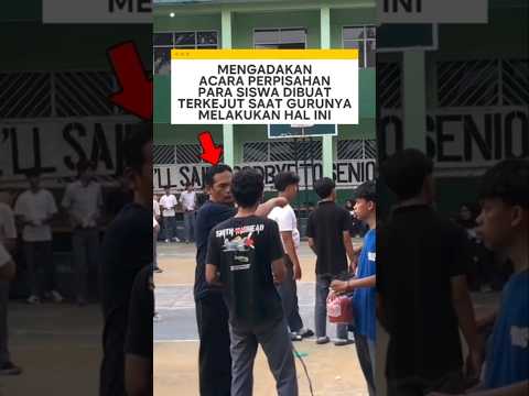 mengadakan acara perpisahan para siswa dibuat terkejut saat gurunya melakukan hal ini ❗ #videoviral thumbnail