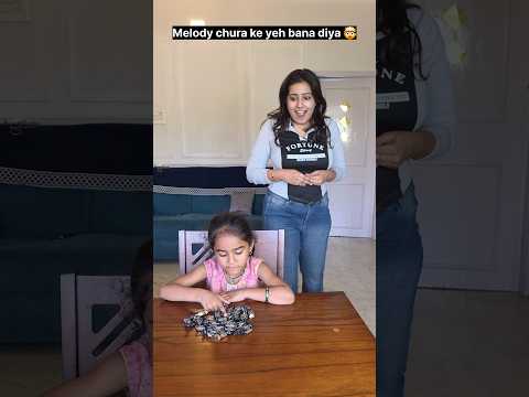 "Bacchi se melody chura ke yeh bana diya." 🤩🤯😲 #relatable #trending #shorts thumbnail
